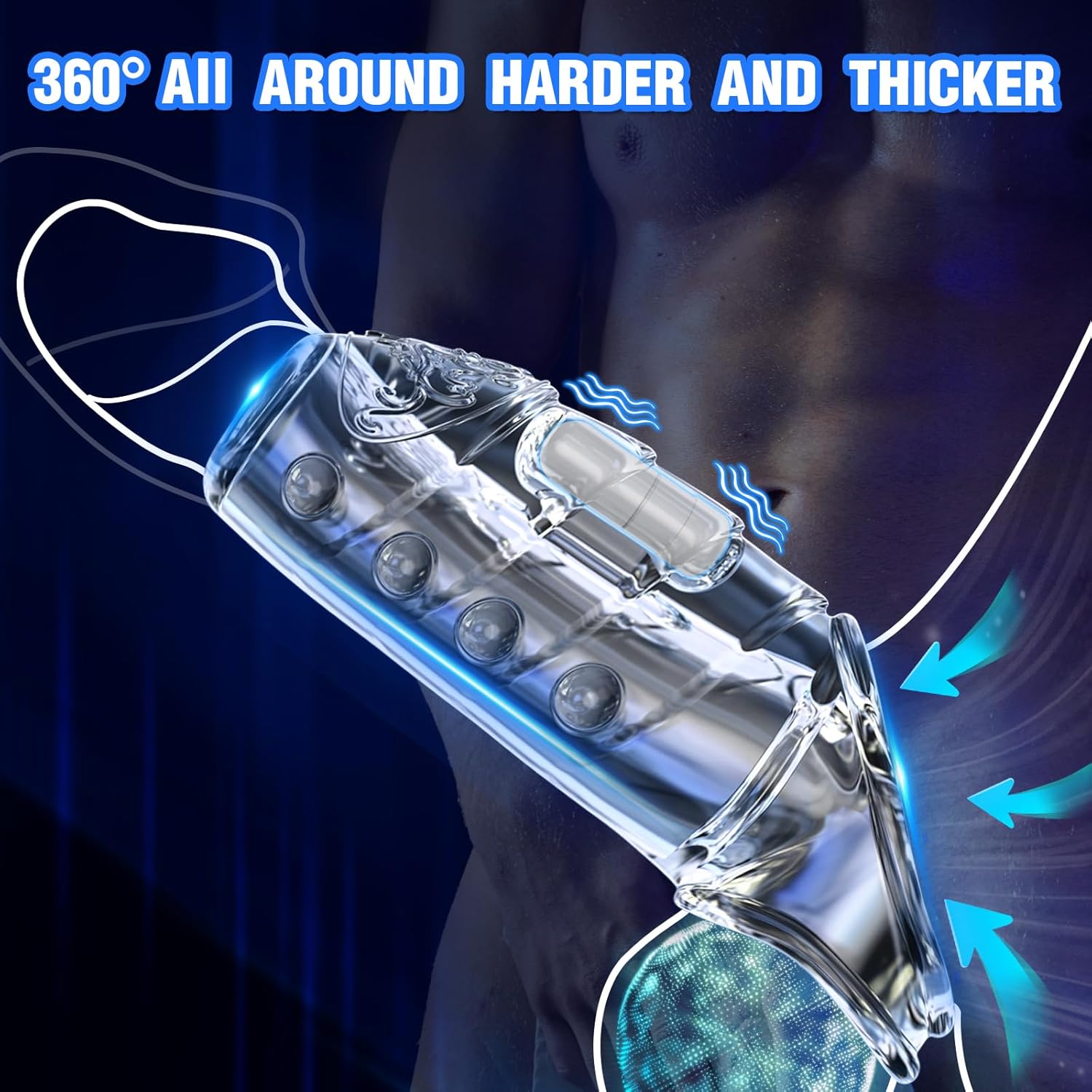 GripGlide Vibrating Girth Booster Sleeve - Vixen | Nova Network