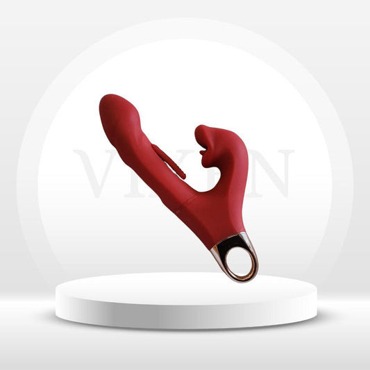 GripLust 3 - in - 1 Thrusting, Flapping & Biting Vibrator - Vixen | Nova Network