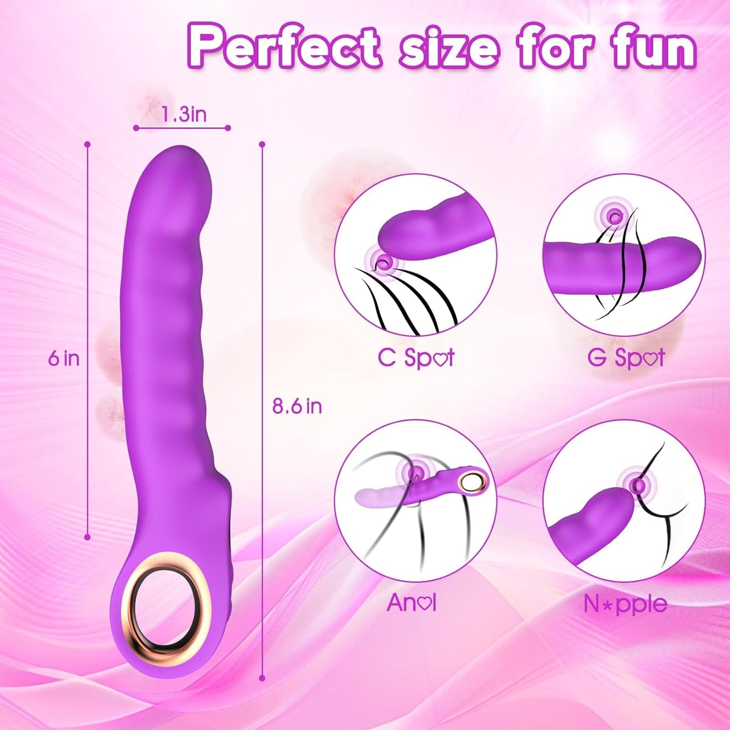 GripStroke Thrusting G - Spot Vibrator Wand - Vixen | Nova Network