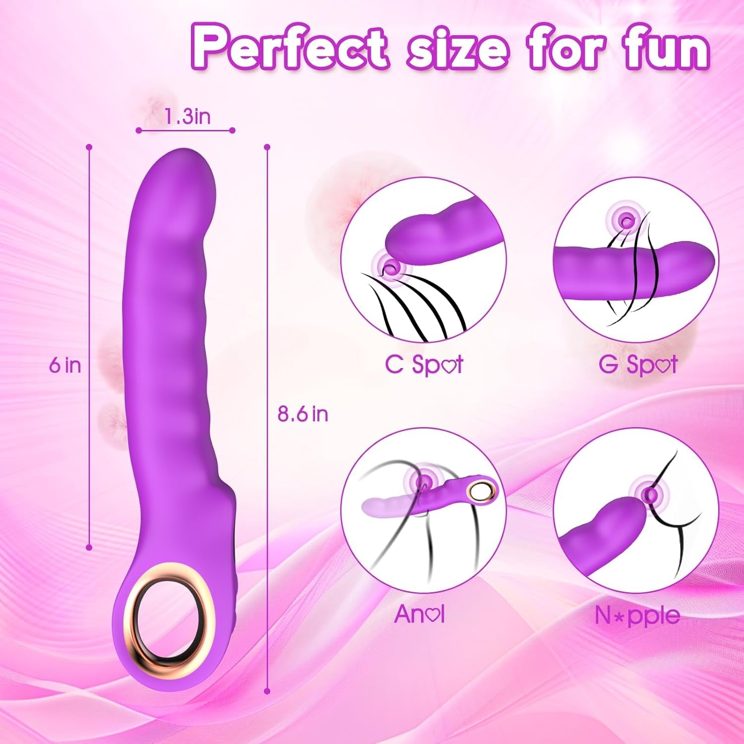 GripStroke Thrusting G - Spot Vibrator Wand - Vixen | Nova Network