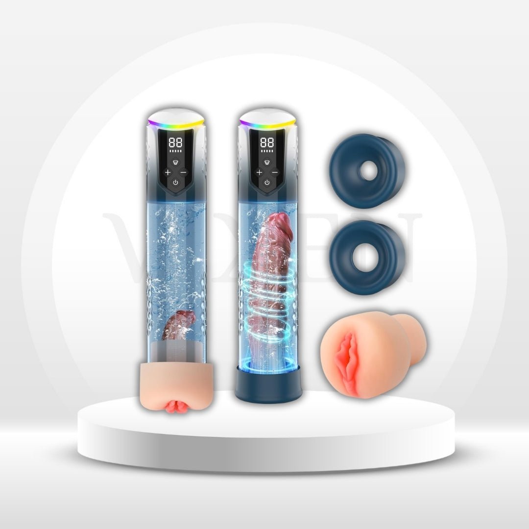 HardDrive Electric Penis Pump | 5 Modes + Burst - Vixen Adult Playroom