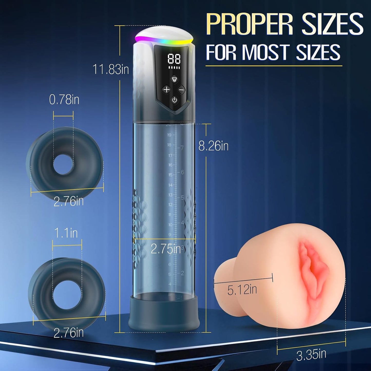 HardDrive Electric Penis Pump | 5 Modes + Burst - Vixen Adult Playroom