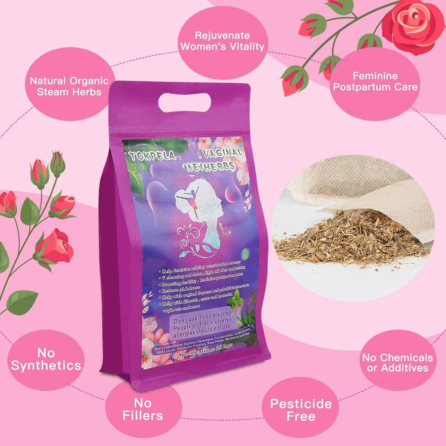 HavenSerene Vaginal Steam Seat, Remote & Herb Bags - Vixen Adult Playroom