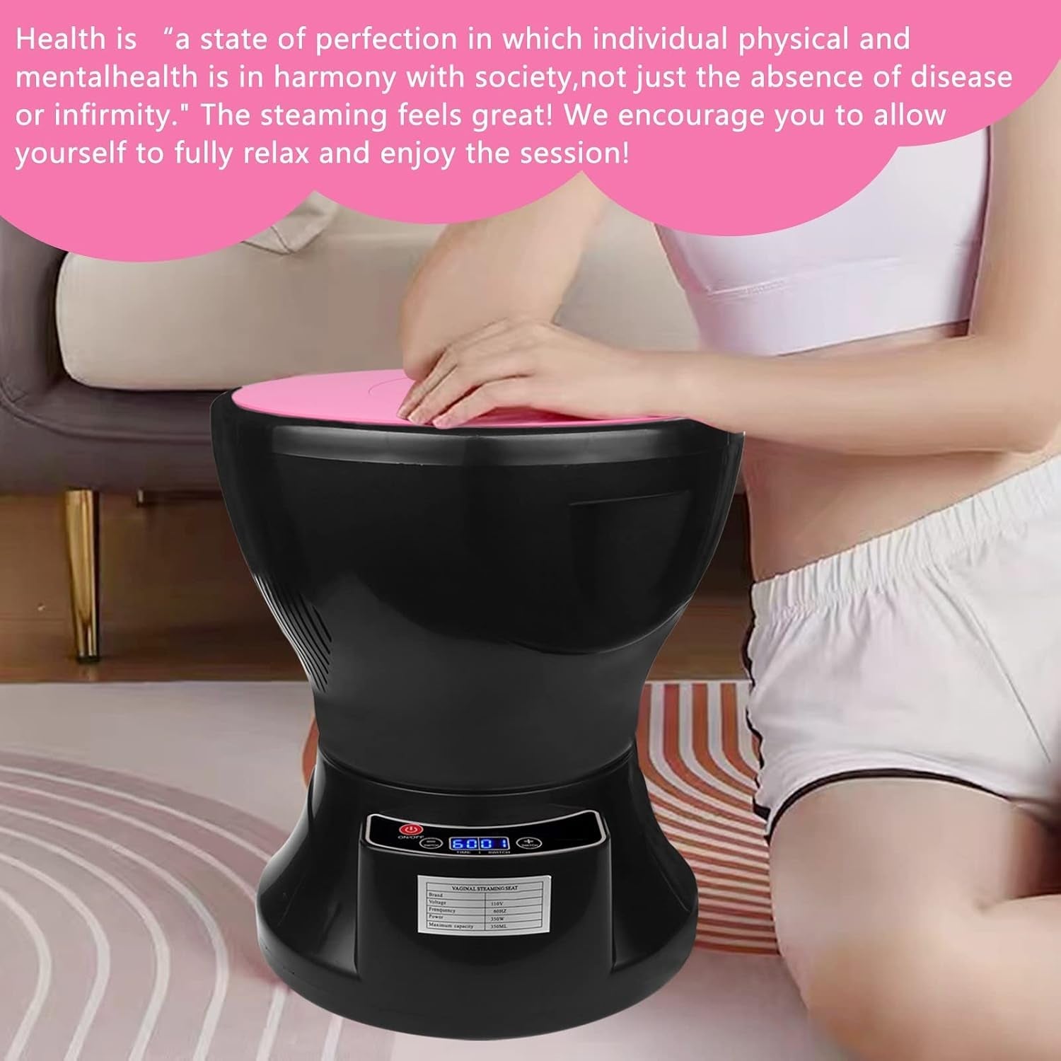 HavenSerene Vaginal Steam Seat, Remote & Herb Bags - Vixen Adult Playroom