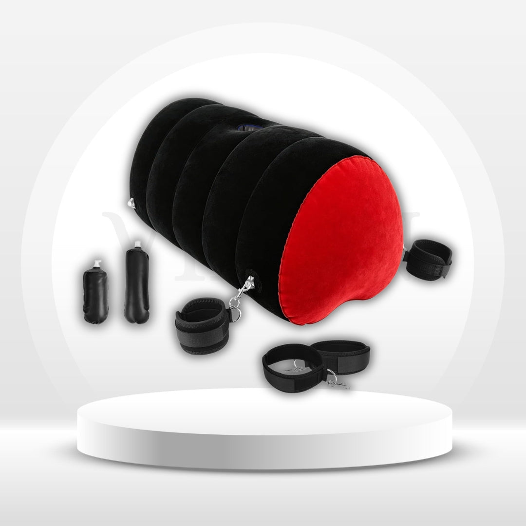 HeartLift Inflatable Sex Position Cushion | BDSM Toy Mount Kit - Vixen Adult Playroom