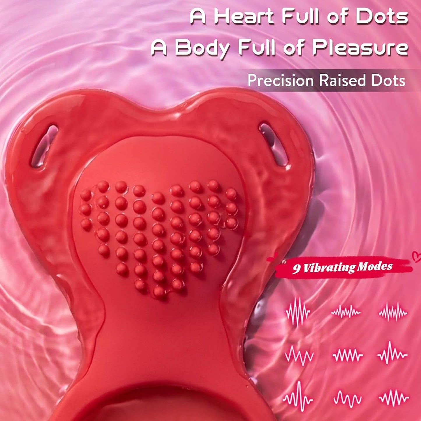 HeartRush Heart - Shaped Couples Wearable Clit Vibrator - Vixen | Nova Network