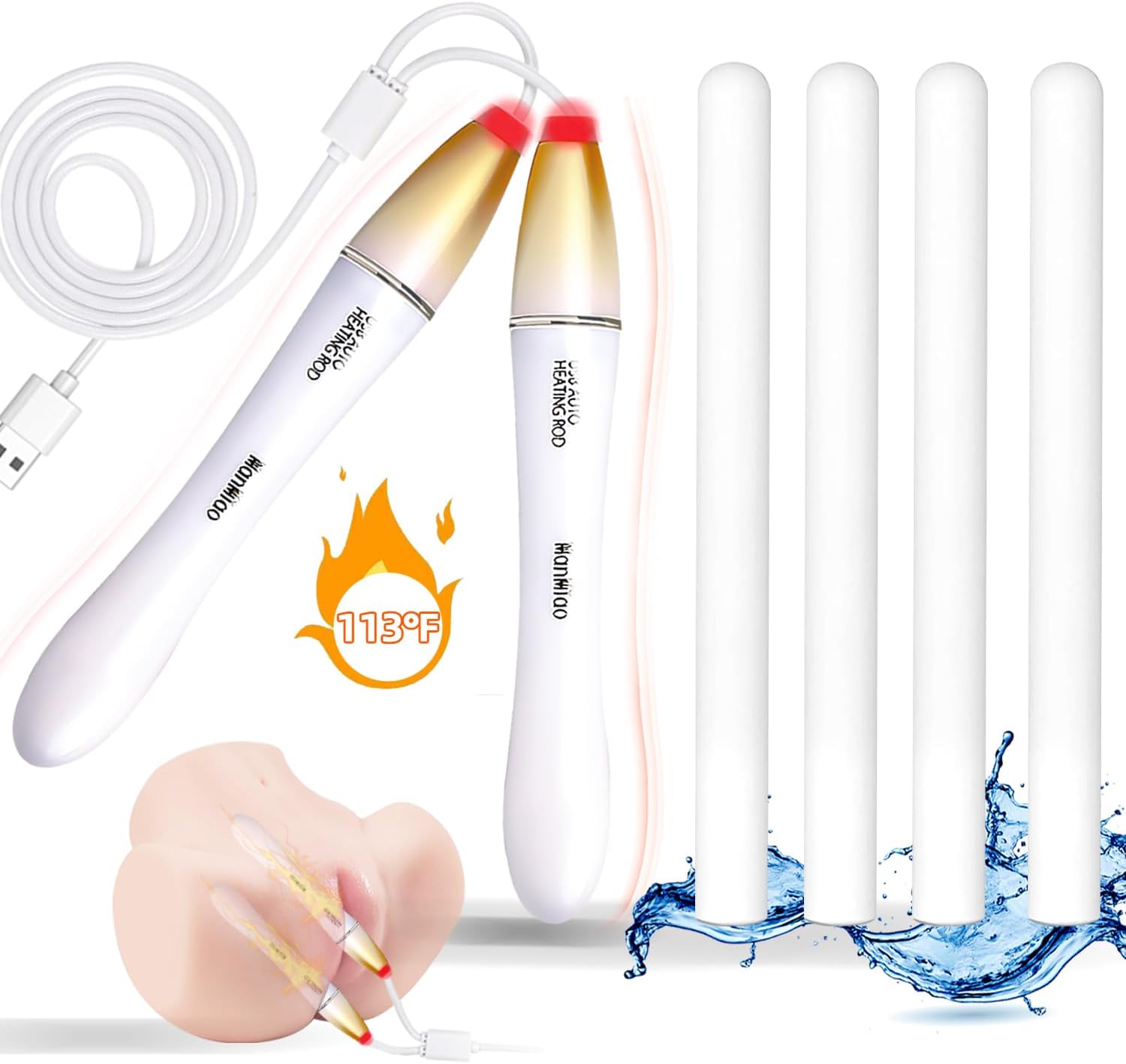 HeatFlex Duo – 2 - in - 1 USB Heating Rods for Masturbators - Vixen | Nova Network