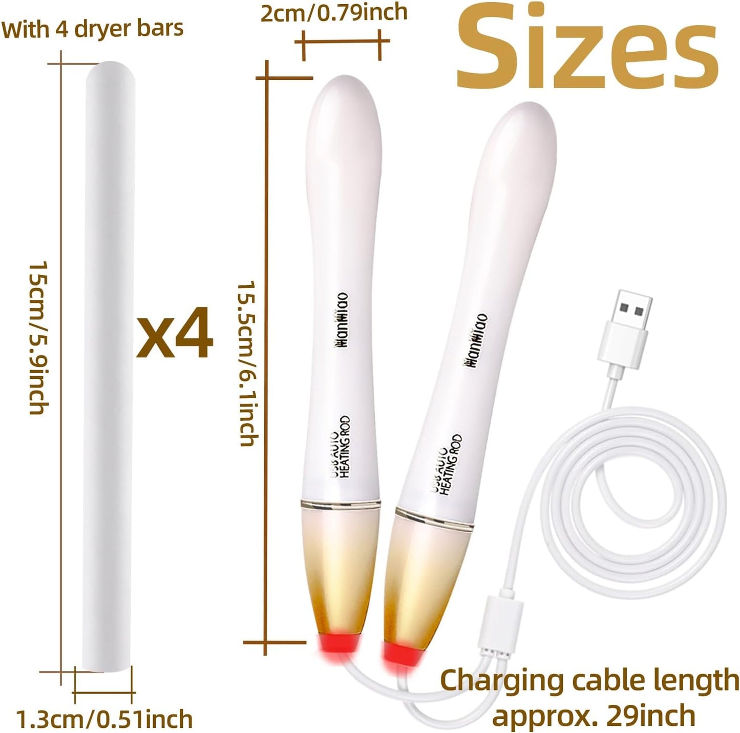 HeatFlex Duo – 2 - in - 1 USB Heating Rods for Masturbators - Vixen | Nova Network