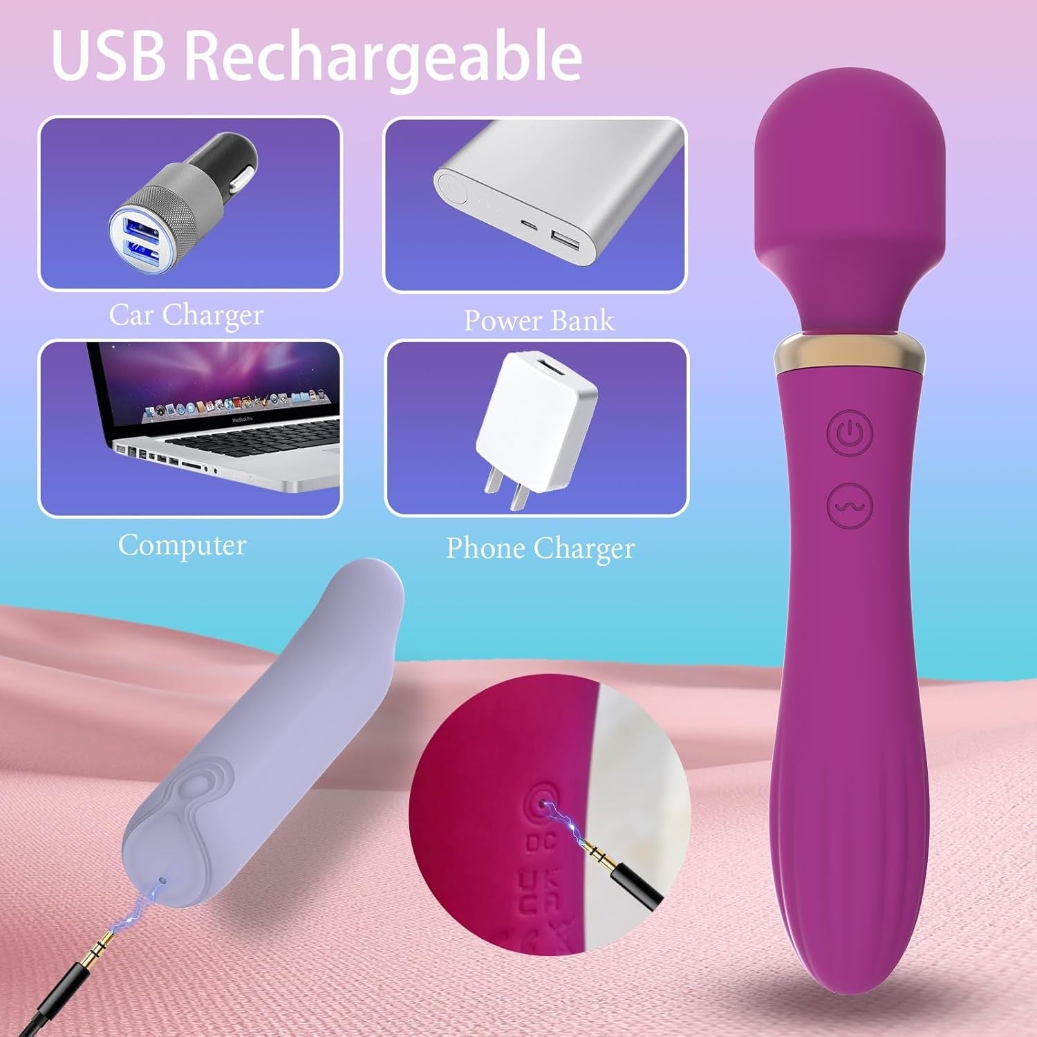 HeatMuse Heated Wand & Bullet Vibrator Set - Vixen | Nova Network