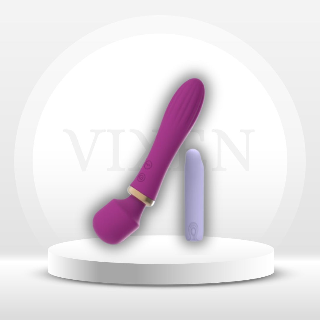 HeatMuse Heated Wand & Bullet Vibrator Set - Vixen | Nova Network