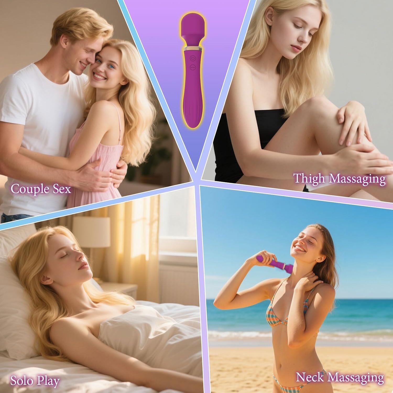 HeatMuse Heated Wand & Bullet Vibrator Set - Vixen | Nova Network
