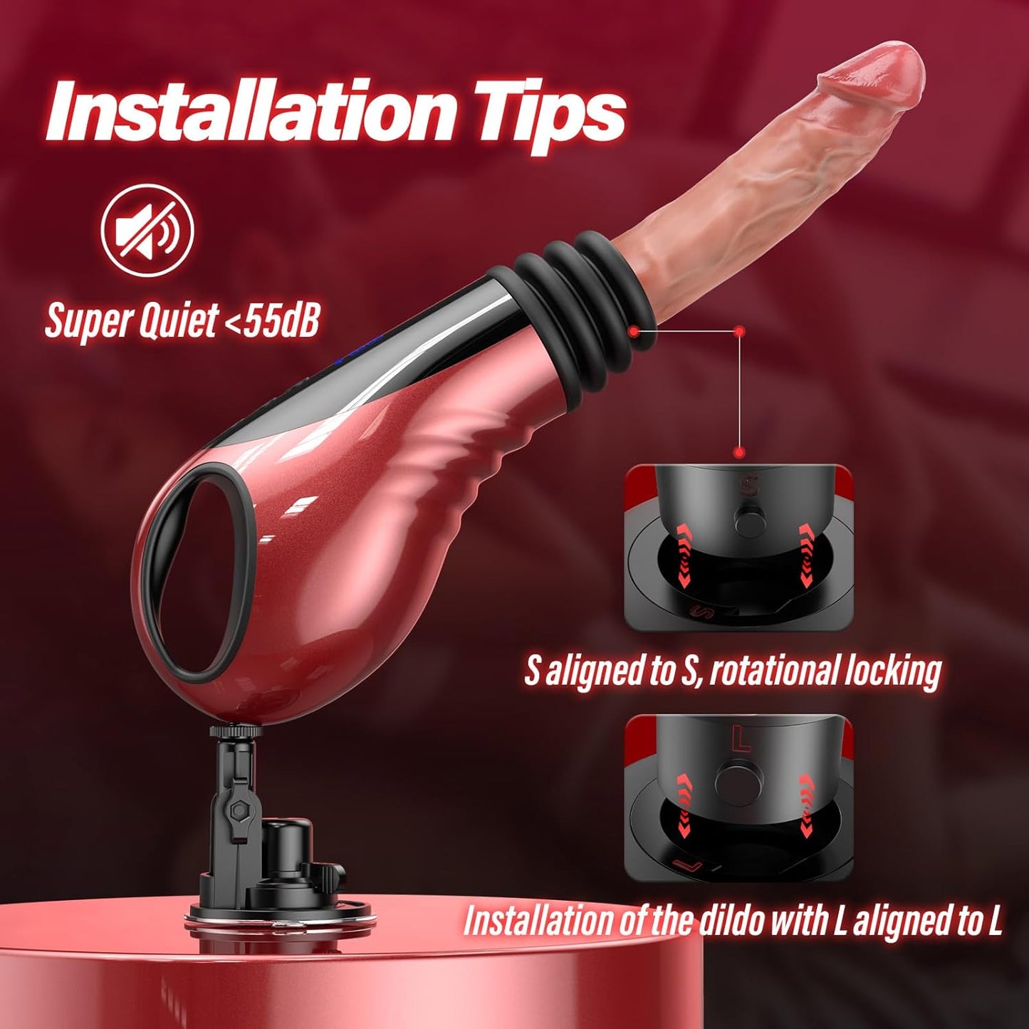 HeatRide Power Thrust Sex Machine - Vixen | Nova Network