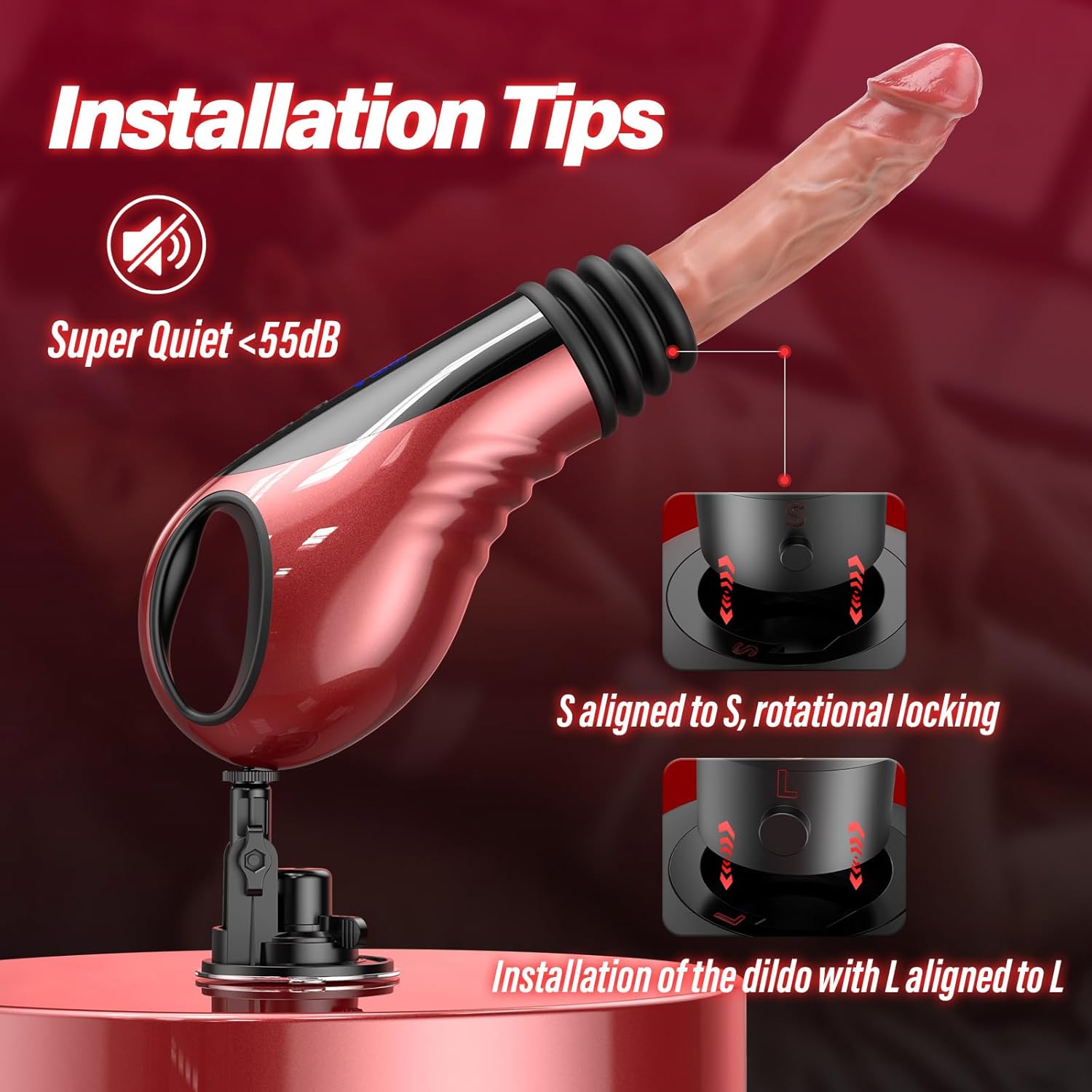 HeatRide Power Thrust Sex Machine - Vixen | Nova Network