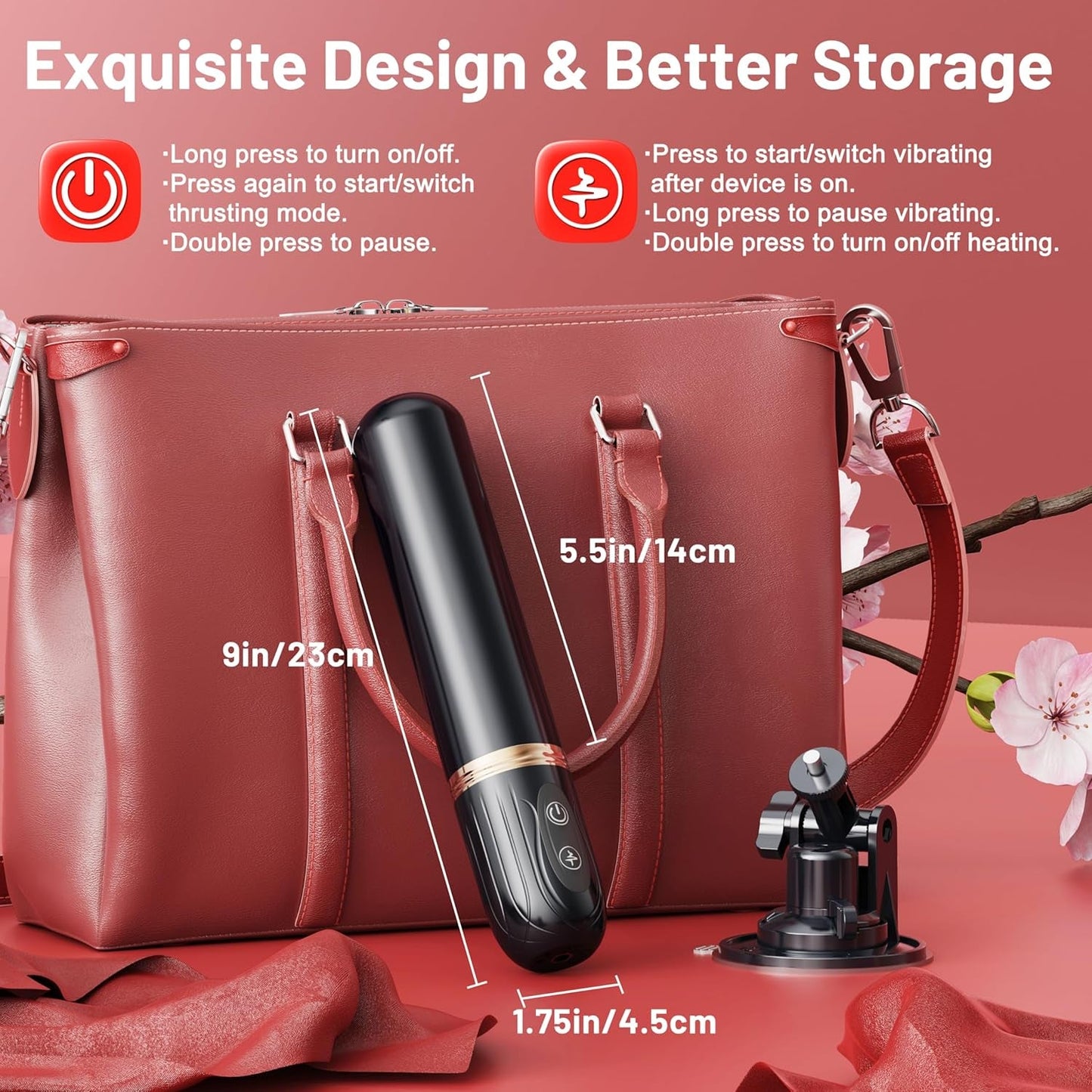 HeatThrust Dual Pleasure Sex Machine - Vixen | Nova Network