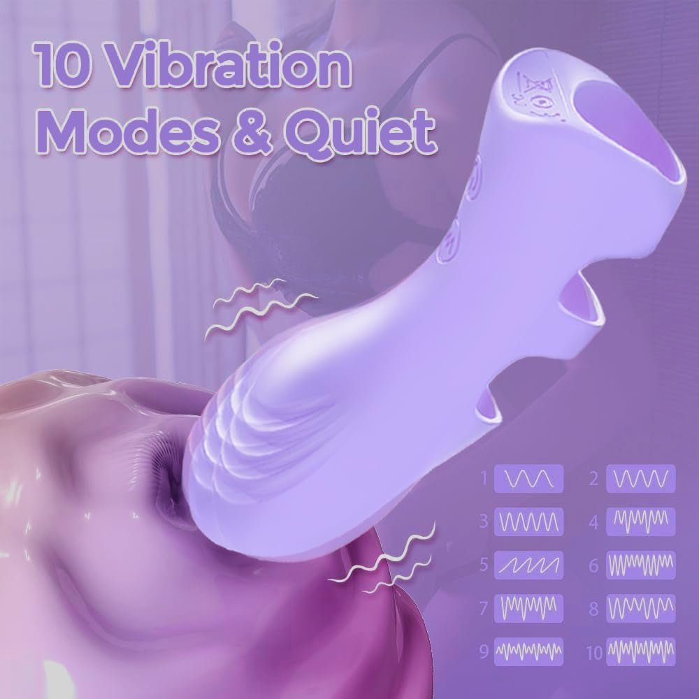HeatTouch Heated Couples Finger Vibrator - Vixen | Nova Network