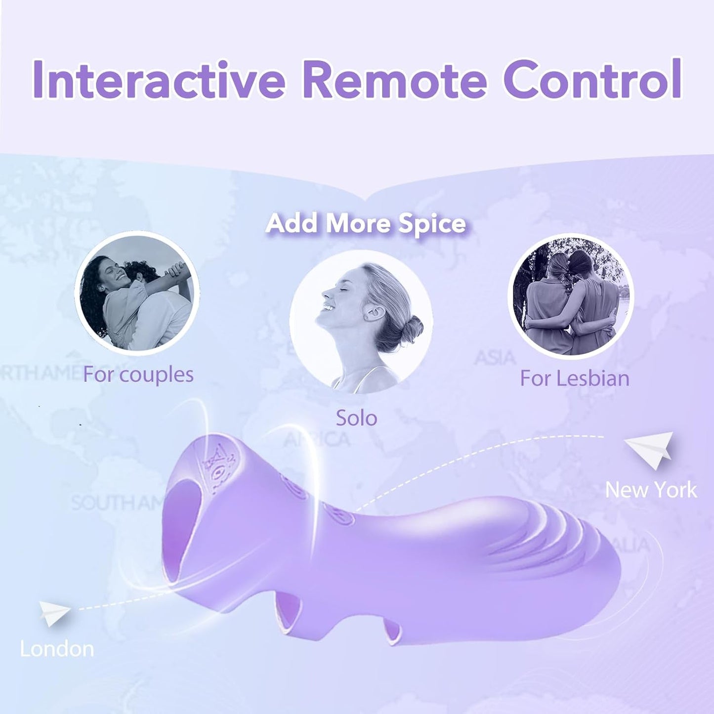 HeatTouch Heated Couples Finger Vibrator - Vixen | Nova Network