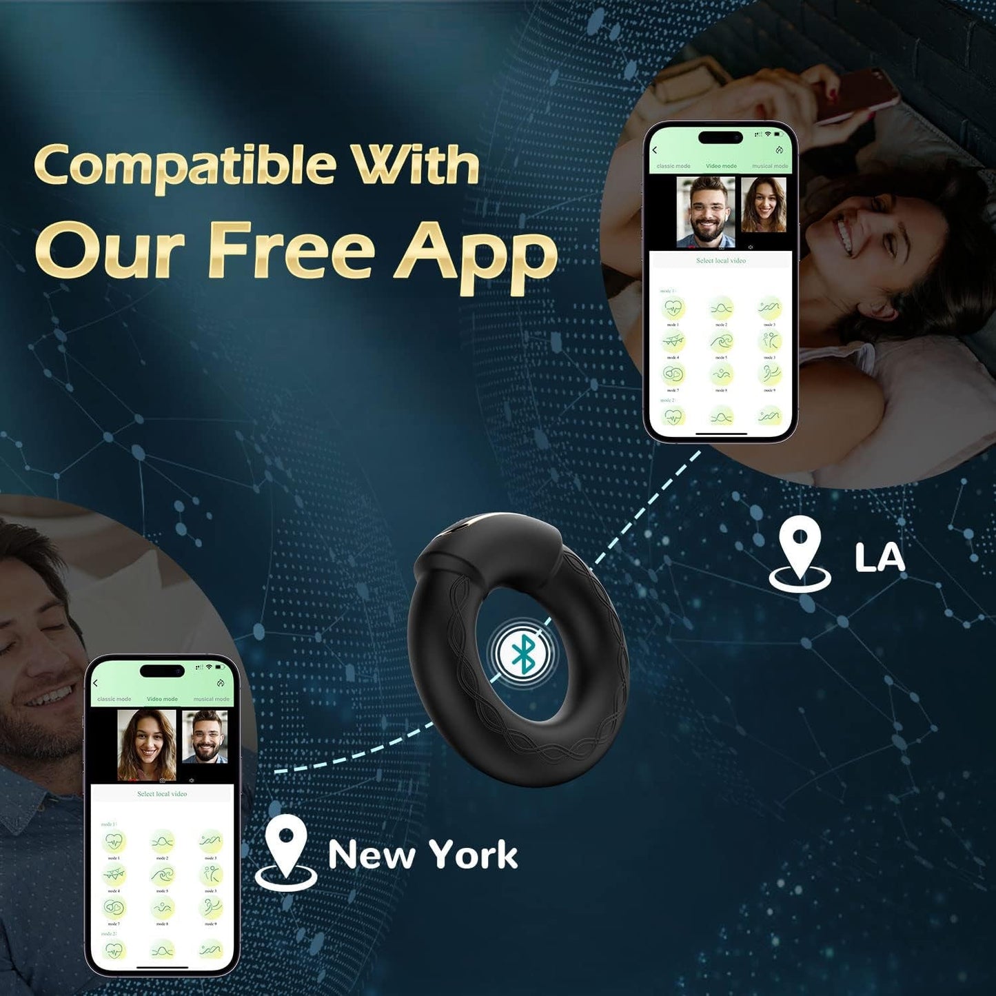 HeatVibe Smart Vibrating Penis Ring - Vixen | Nova Network