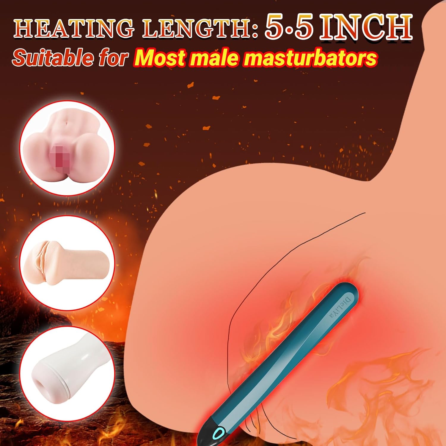 HeatWave Stick – Rapid Sex Toy Warmer - Vixen | Nova Network
