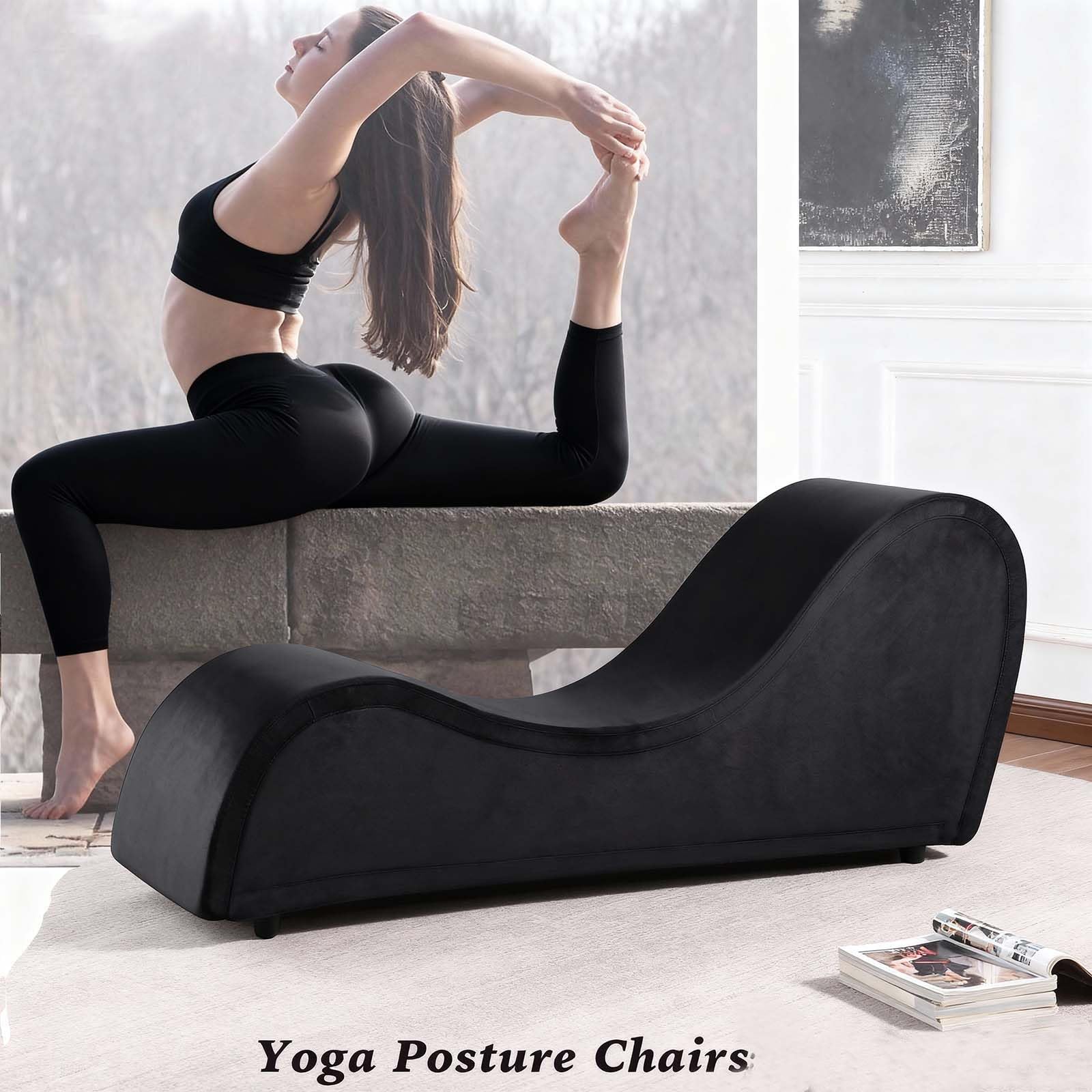 Heavy - Duty Black Premium Intimacy Chaise - Vixen | Nova Network