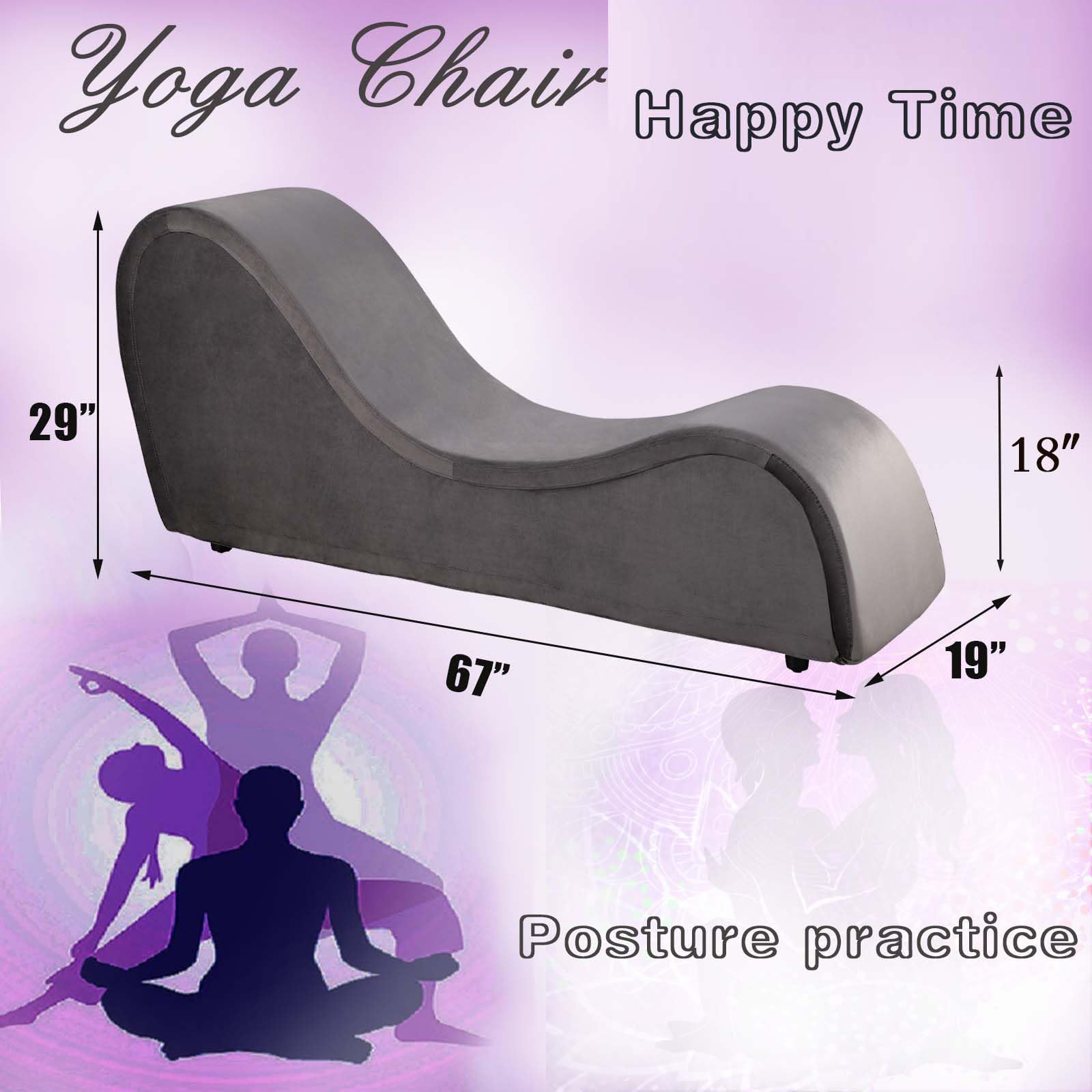 Heavy - Duty Gray Luxury Intimacy Chaise - Vixen | Nova Network