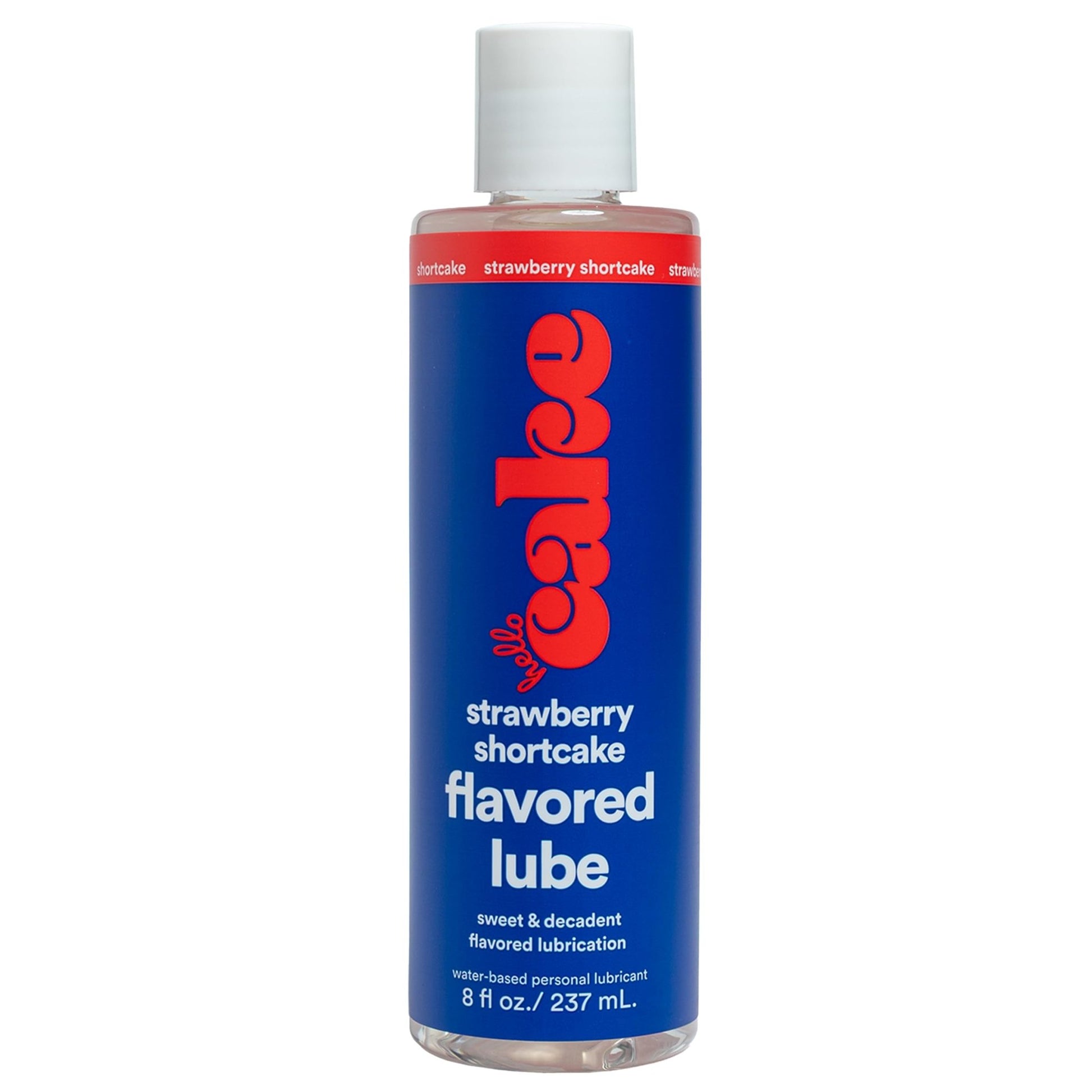 Hello Cake Strawberry Shortcake Flavored Lube - Sugar - Free Water - Based Personal Lubricant for Men, Women, and Couples, 8 fl oz - Vixen | Nova Network