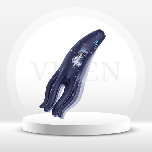 HexaGrip Male 360° Tentacle Vibrator Trainer - Vixen | Nova Network