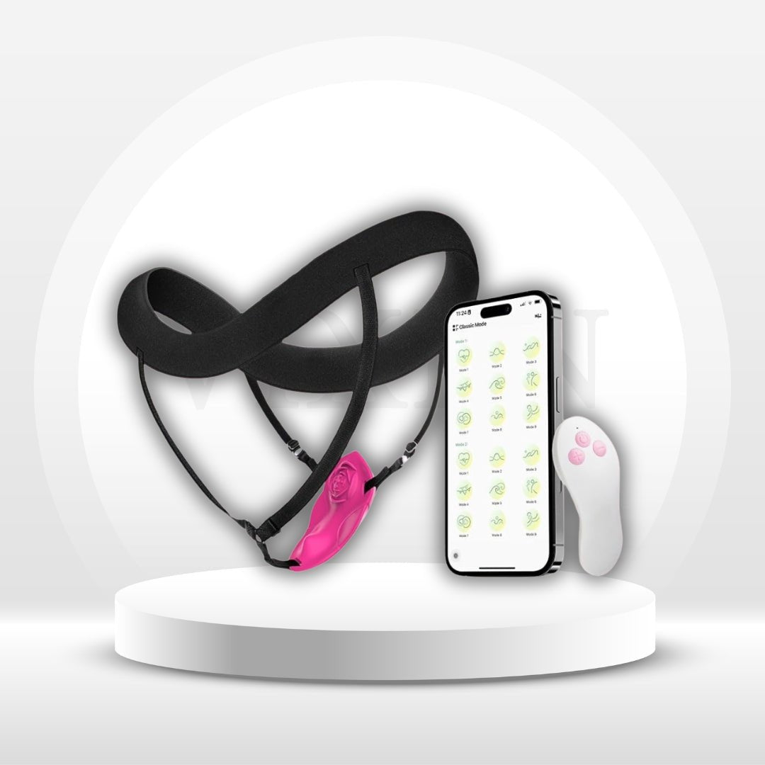 HiddenPetal Wearable Panty Vibrator Rose 10 Modes - Vixen | Nova Network