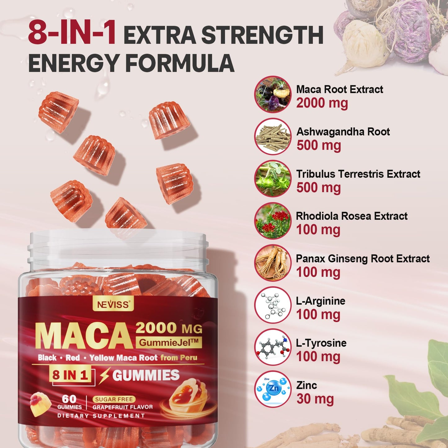 High - Potency Maca Libido Gummies - Vixen | Nova Network