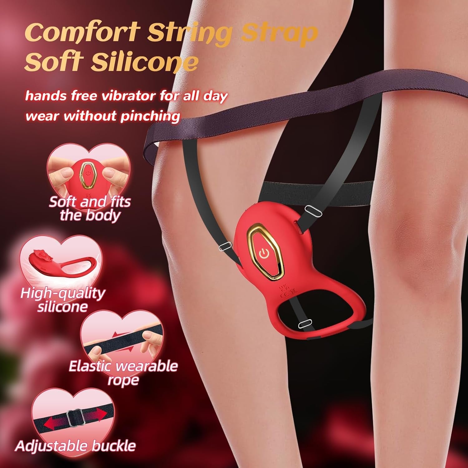 His & Hers 2-in-1 Panty Vibrator & Cock Ring – App Remote, 10 Modes - Vixen Adult Playroom