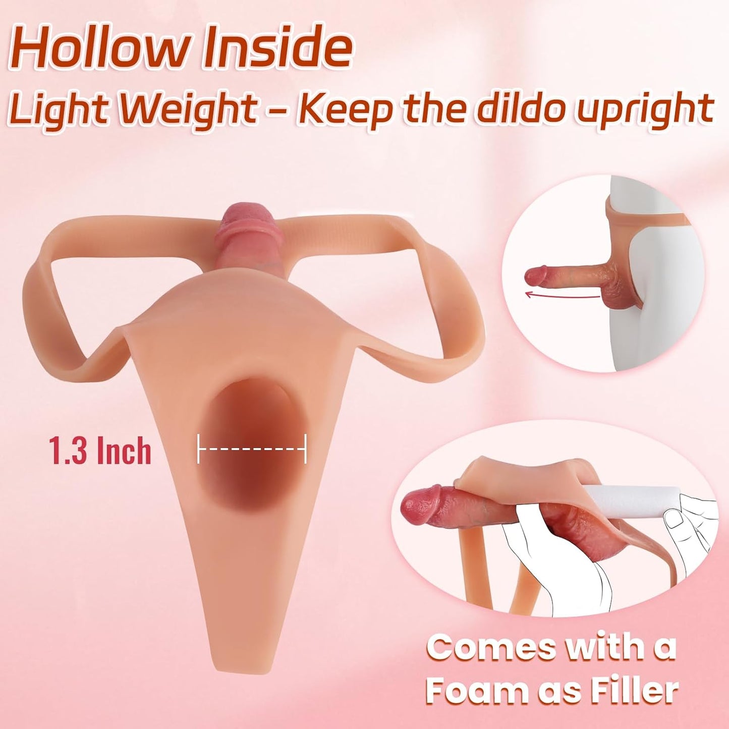 HollowFit Strap - On Harness Hollow Dildo - Vixen | Nova Network
