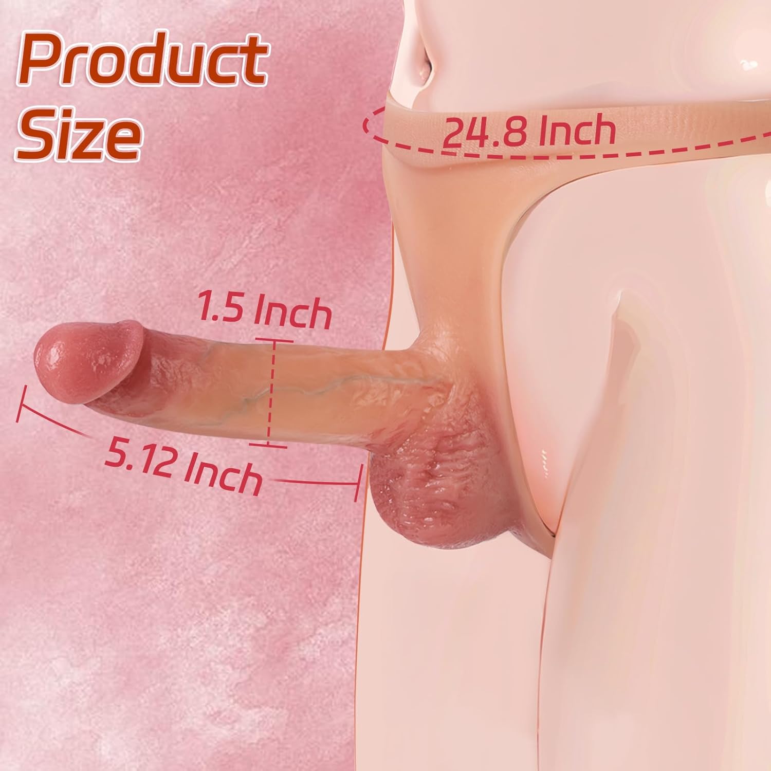 HollowFit Strap - On Harness Hollow Dildo - Vixen | Nova Network