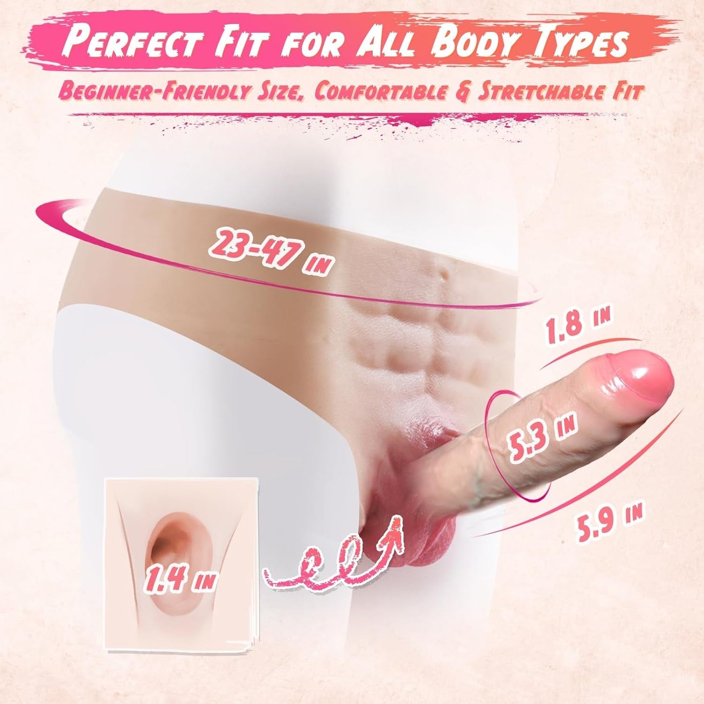 HollowPulse Vibrating Hollow Strap - On Sleeve for Extended Play - Vixen | Nova Network