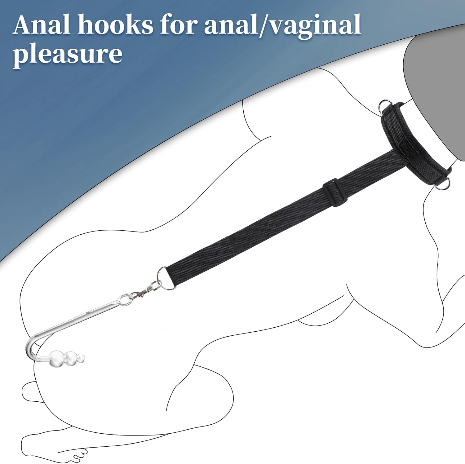HookBound Vibrating Anal Hook & Restraint Kit - Vixen | Nova Network