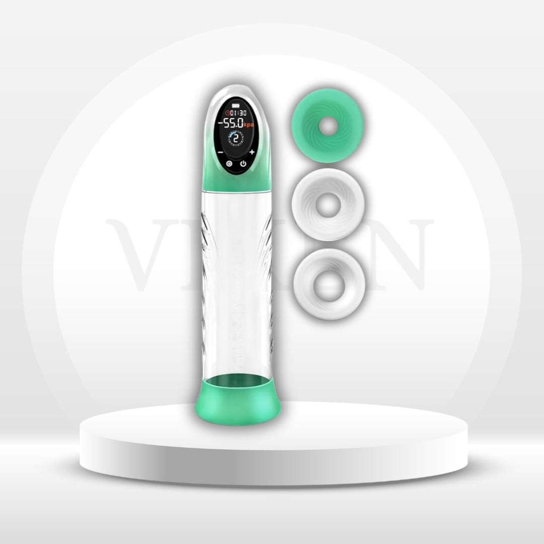 HydroDraw Electric Penis Pump | 9 Modes, IPX6, LCD Display - Vixen Adult Playroom