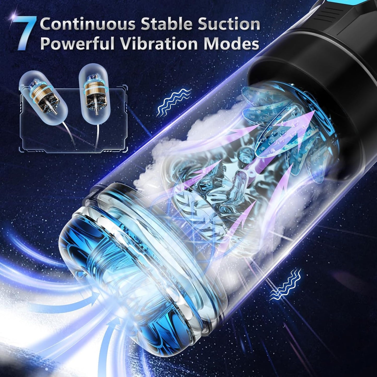 HydroSync AI Video Sync Vacuum Male Stroker - Vixen | Nova Network