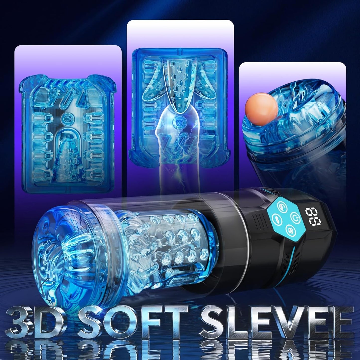 HydroSync AI Video Sync Vacuum Male Stroker - Vixen | Nova Network