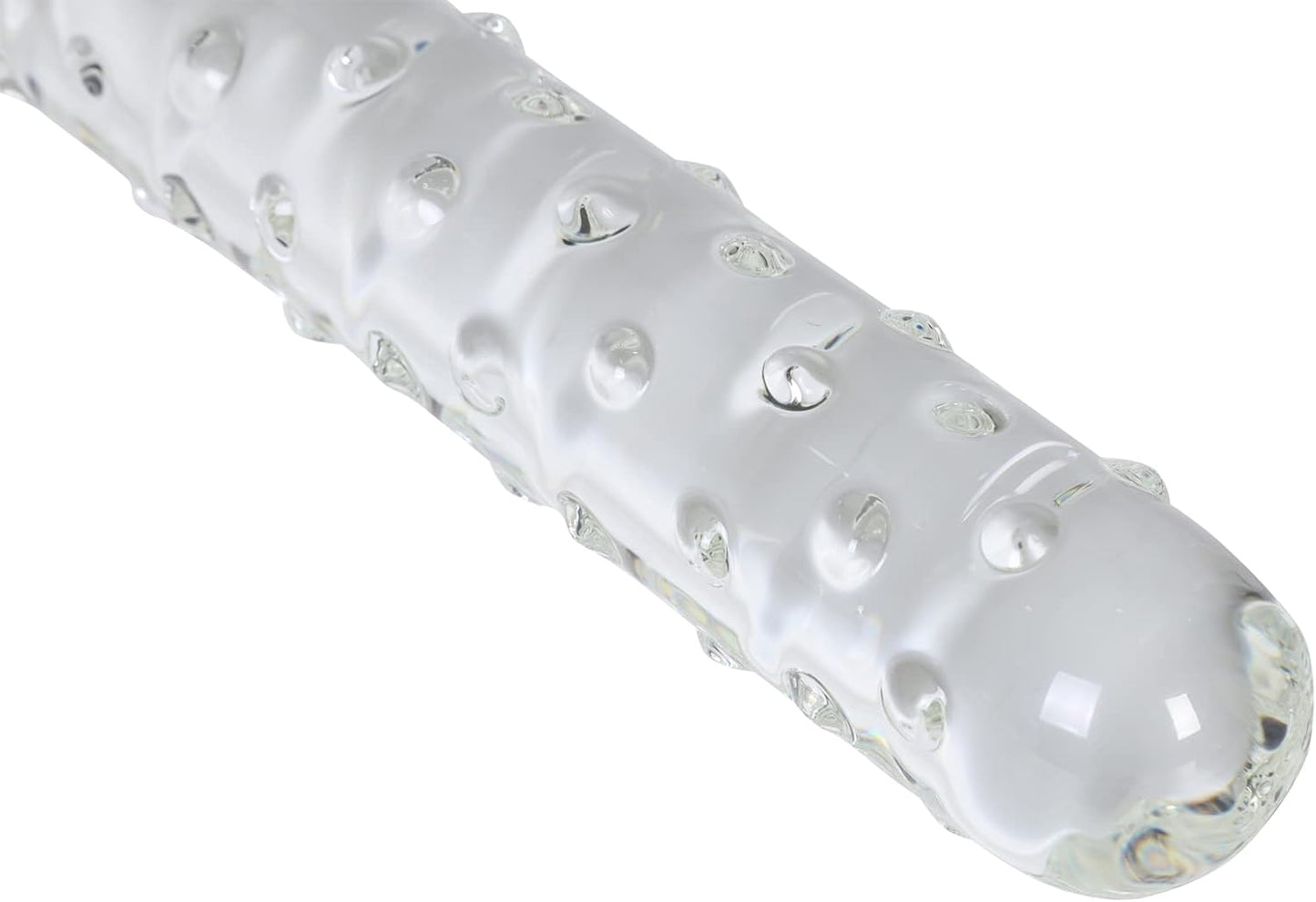 IceFire Textured Glass Dildo Wand - Vixen | Nova Network