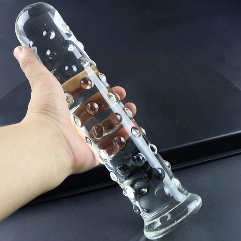 IceFire Textured Glass Dildo Wand - Vixen | Nova Network
