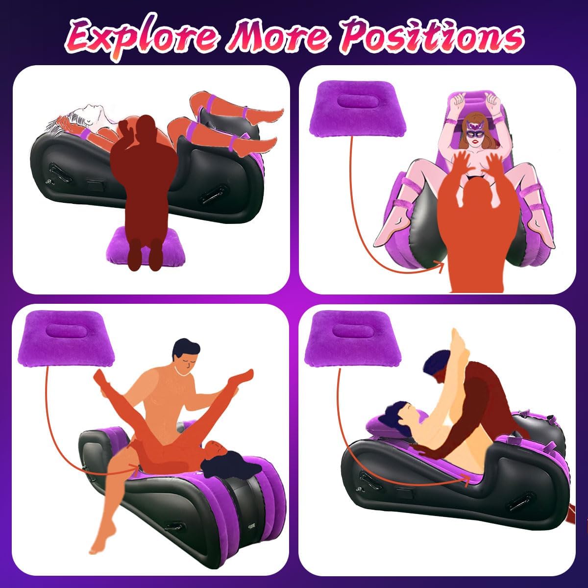 IgniteLuxe Premium BDSM Sex Sofa - Vixen | Nova Network