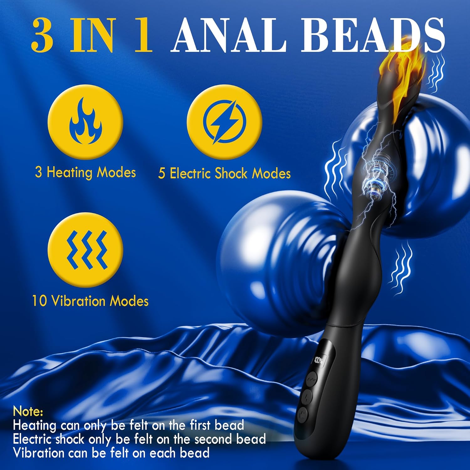 InfernoKnot Prostate Plug – Vibe, Shock & Heat - Vixen | Nova Network