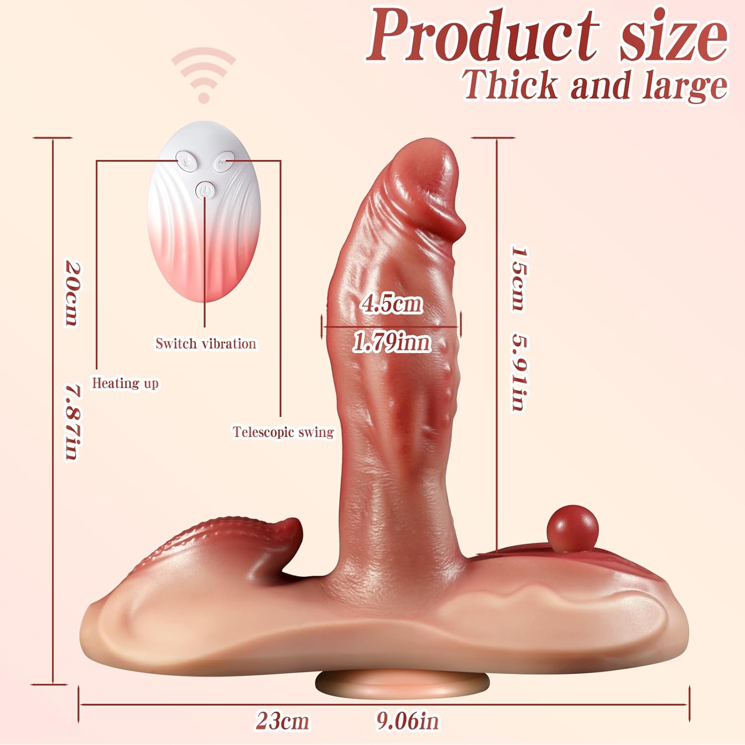 InfernoRide Ride - On Heated Thrusting Vibrator - Vixen | Nova Network