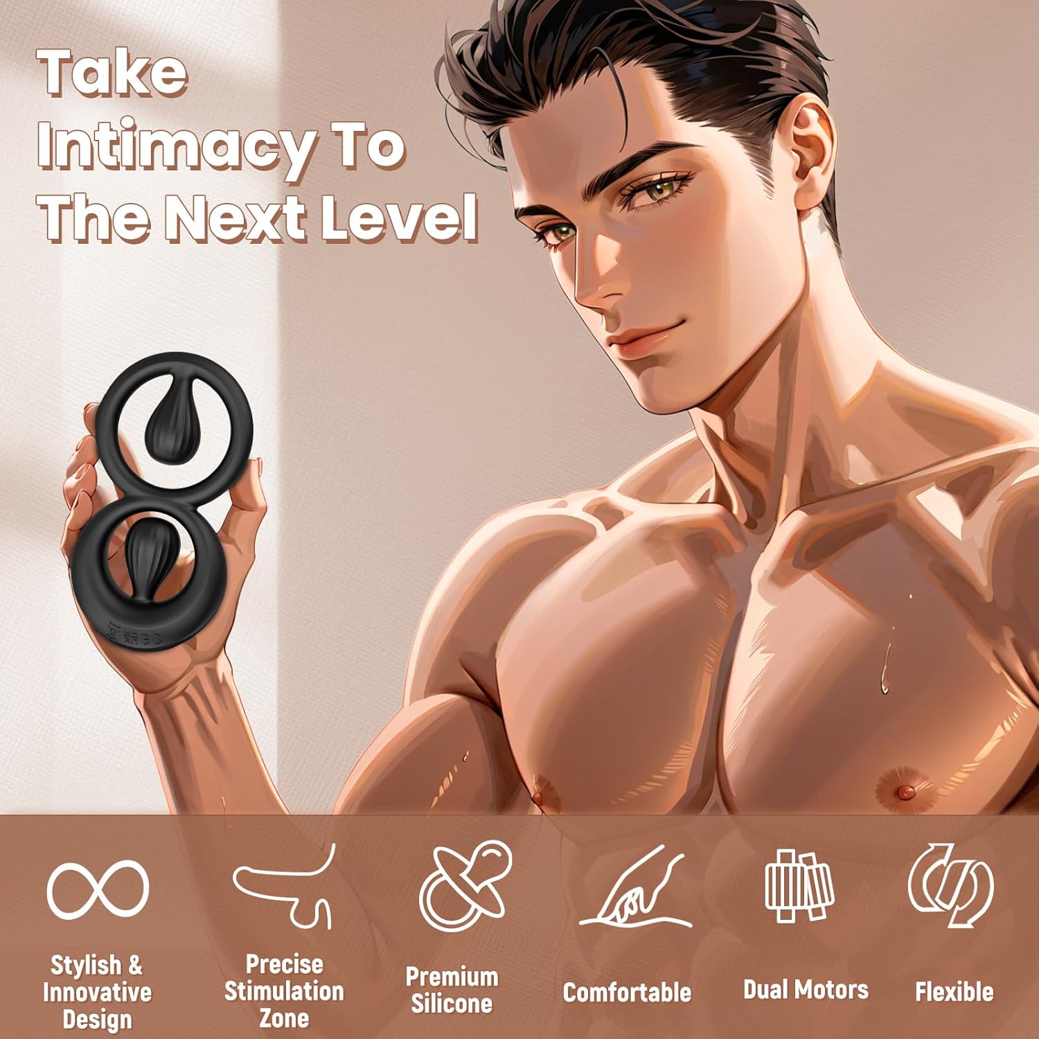 InfinityPulse Dual Vibrating Cock Ring - Vixen | Nova Network