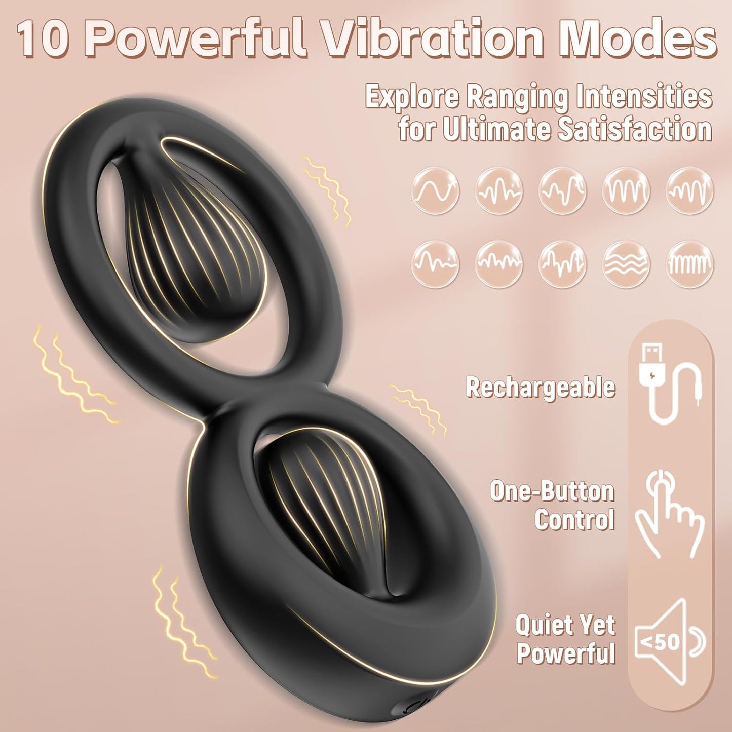 InfinityPulse Dual Vibrating Cock Ring - Vixen | Nova Network