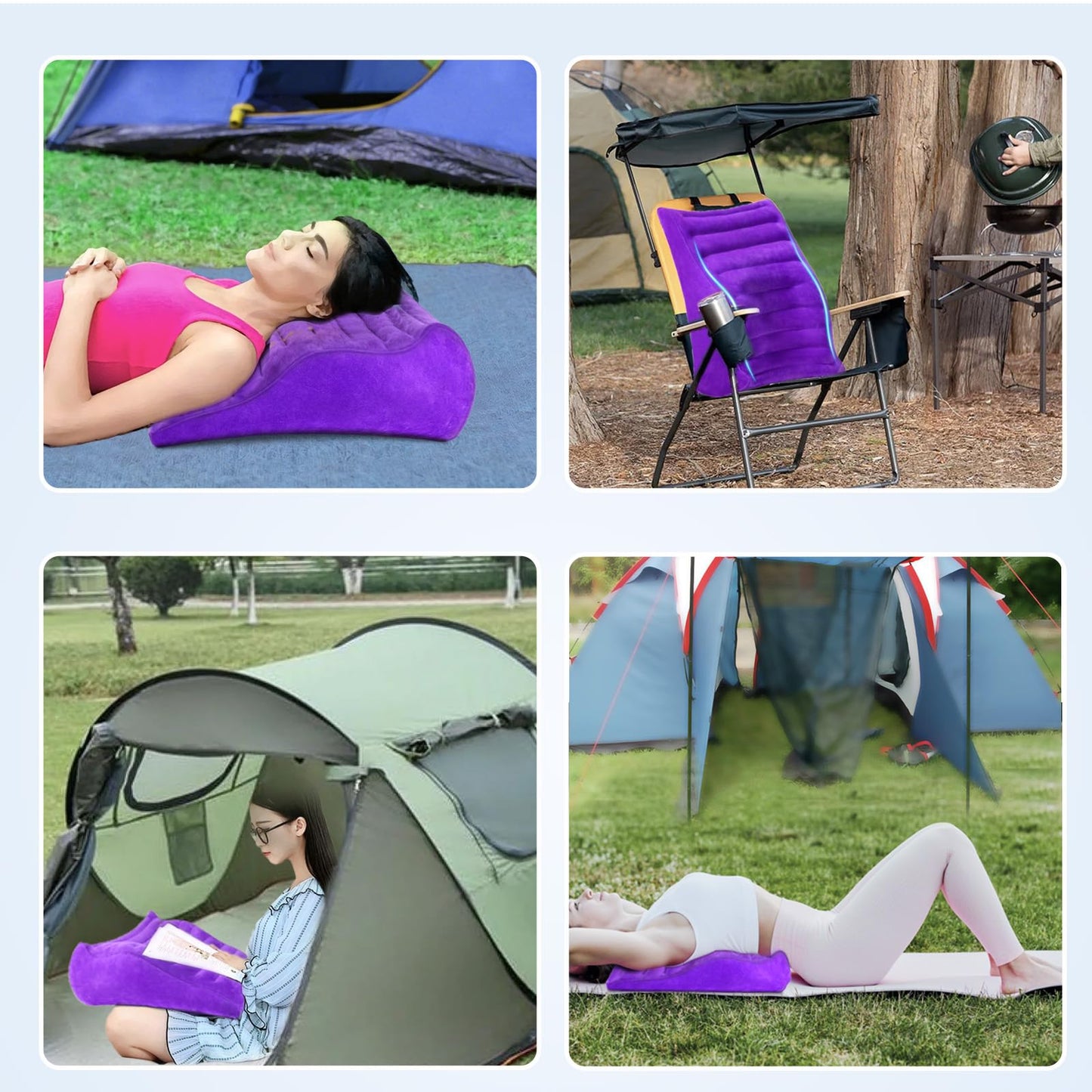 Inflatable Couples Intimate Position Travel Pillow - Vixen | Nova Network