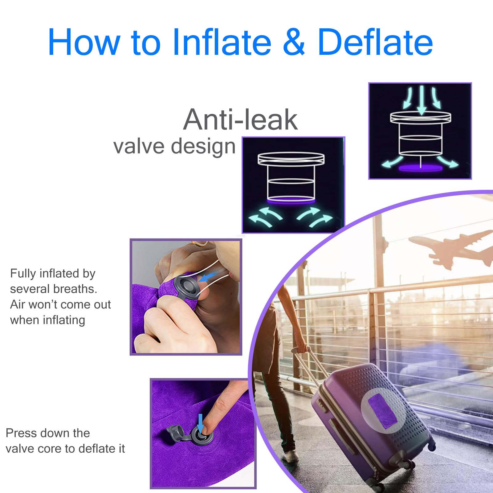 Inflatable Couples Intimate Position Travel Pillow - Vixen | Nova Network