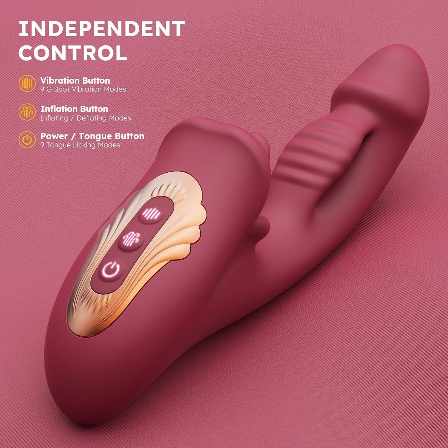 InflataLick Inflatable Licking G - Spot Vibrator - Vixen | Nova Network