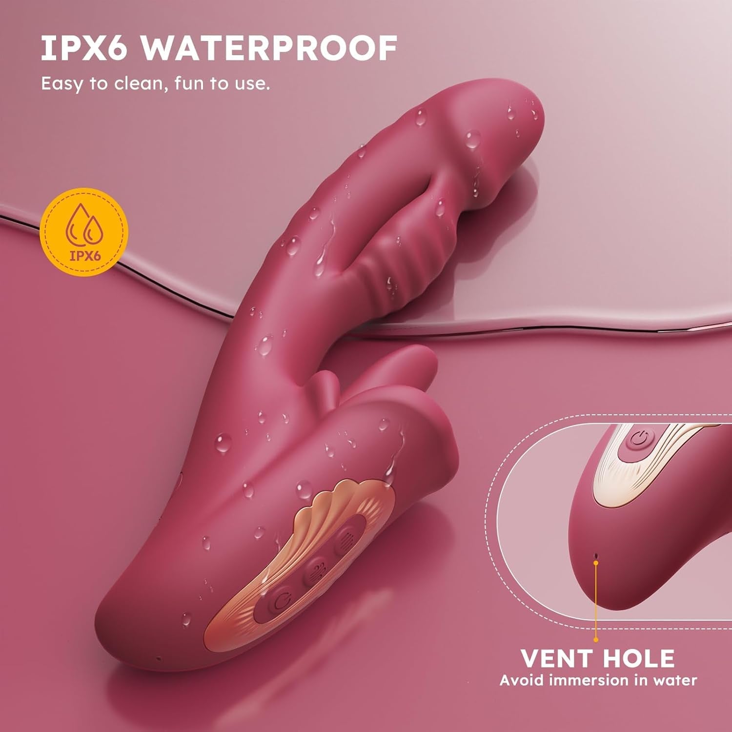 InflataLick Inflatable Licking G - Spot Vibrator - Vixen | Nova Network
