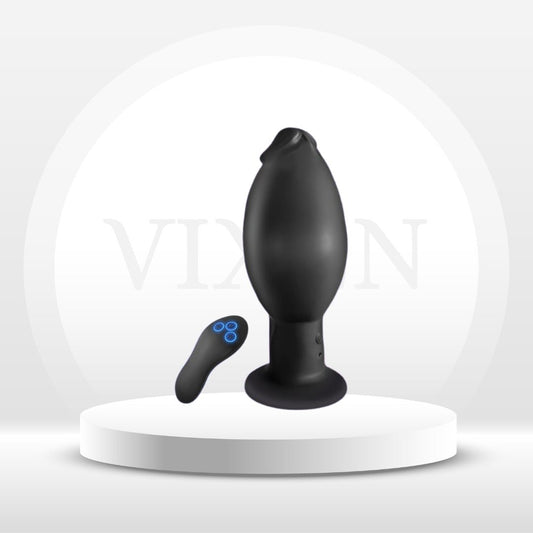 InflateVibe Prostate Vibrator & Suction Cup Dildo - Vixen | Nova Network