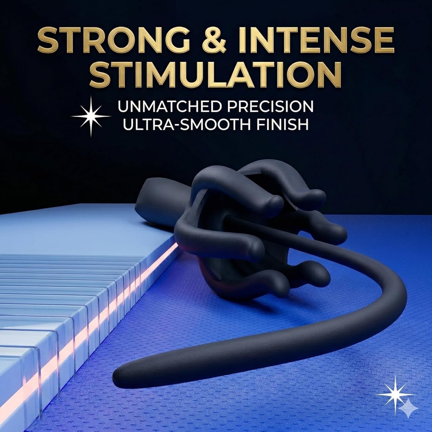 InnerPulse 5.5” Silicone Urethral Male Trainer Vibrator - Vixen | Nova Network