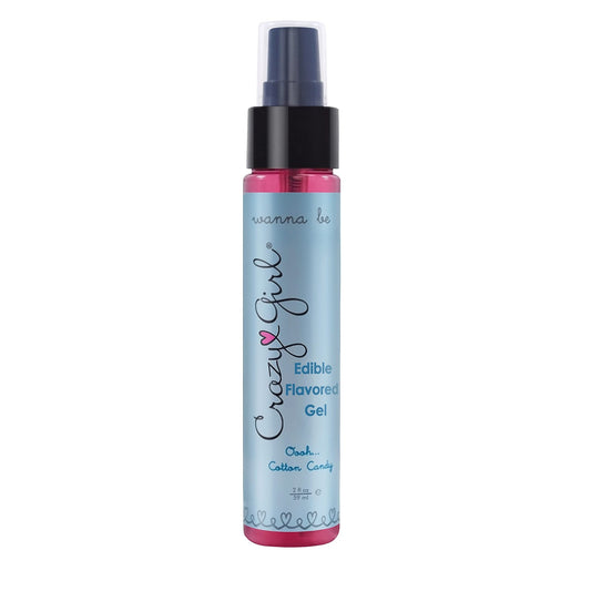 IntiMD Crazy Girl Water Based Cotton Candy Flavored Edible Oral Gel, 2 Ounce, for Men, Women and Couples - Vixen | Nova Network